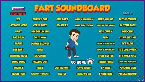 fart machine soundboard|More.